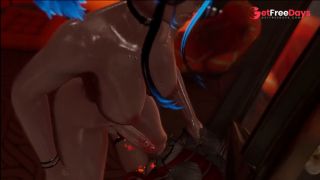 No control raw passion in the private pool VRCHAT ERP-0