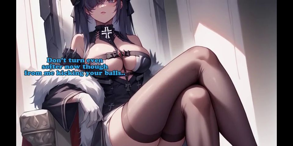 60Fps August busts your balls and makes you worship her Feet - Hentai JOI Feet,Edging,Femdom,CBT