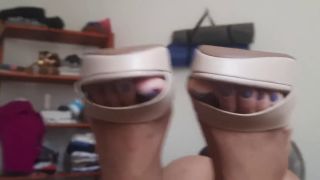 Footjob Maid gave high heels footjob and let you fuck her ass-4