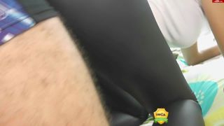 Angel Desert - Very Tight Leather Pants Fuck Full HD - Latex sex-7