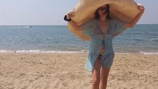 Dream4AngelBig hat Public Beach flashing-2