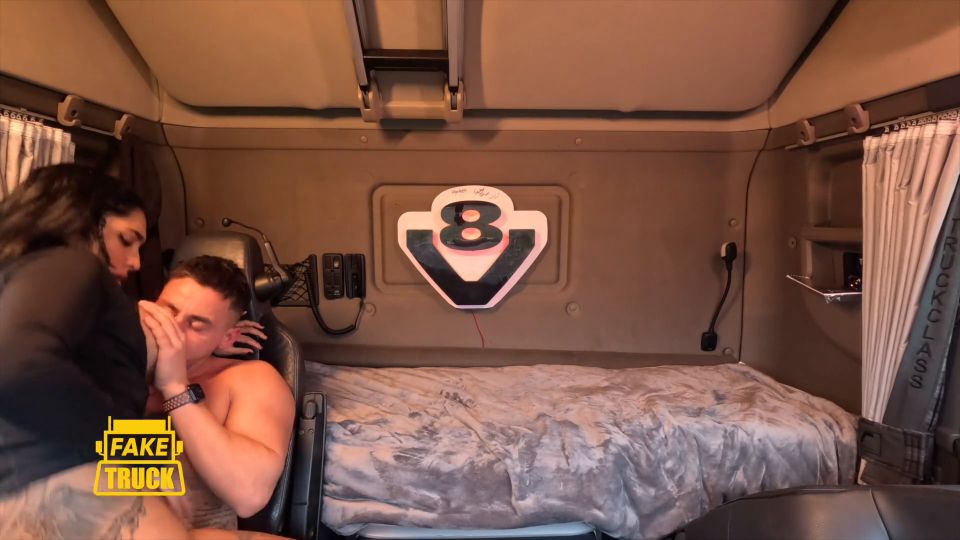 Yasmina Khan - A Busty Arab Woman Gets Fucked By A Truck Driver In A Full HD