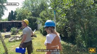 George Uhl - HUNT4K. Sexy handywoman Fanta Sie was seduced by a rich Hunter and fucked in his backyard-3