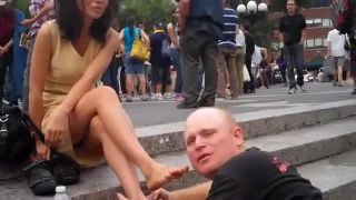 xxx video clip 23 velvet fetish Public Foot Worship In NYC, foot on public-6