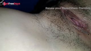 Despus de no vernos en mucho tiempo,terminamos follado hasta que se corri en mi vagina peluda-1