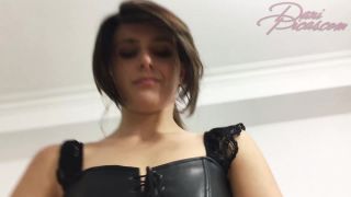 online clip 34 Dani Picas - leather corset cock riding on fetish porn sph femdom-9