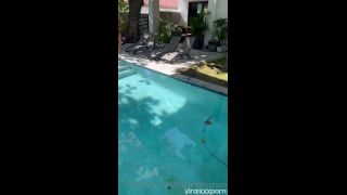 Big Tits porn ScarlettKissesXO Naked and flashing Pussy in The Pool Video Scarlett Kissesxo-1