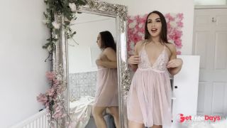 [GetFreeDays.com] 4k TRANSPARENT Baby Doll Dresses TRY ON HAUL with Mirror View  See-Through Clothing With Ana Daisy Adult Stream June 2023-7