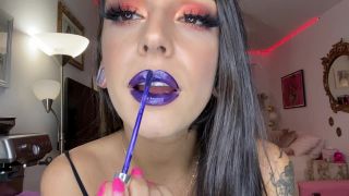 online video 34 femdom pony femdom porn | misswhip – Mouth Fetish-Purple Lipgloss | femdom-1