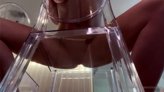 Olivia Eden (crooksxo) Transparent Chair Dildo Fuck Squirt Onlyfans (Pornstar)-3