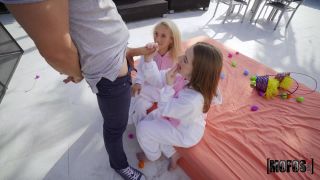 Alice Merches, Sadie Hartz - Huge Cock Fuck Two Teeny Girl Skeet-4