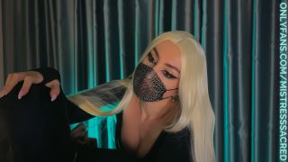 online video 26 slim fetish femdom porn | Mistress Sacred - Hard Pegging in Transparent Latex Tights Part 2 - FullHD 1080p | femdom-6