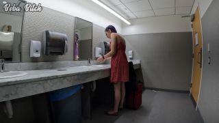 online clip 12 julie cash femdom Boba Bitch – CAUGHT Masturbating in Airport Bathroom, public nudity on fetish porn-9