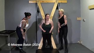 Nicholes Boob And Hand Destruction Strafkamer (Femdom porn)-9