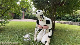 Anc1lla And Miss Fetilicious - Latex Hucows Outdoors - BDSM-4
