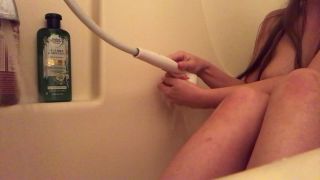 online adult clip 43 LusciousxLuci – shower head orgasm – long hair luci, cei fetish on masturbation porn -1