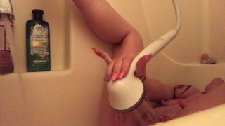online adult clip 43 LusciousxLuci – shower head orgasm – long hair luci, cei fetish on masturbation porn -7