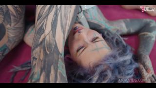 Video heavy tattoo girl Anuskatzz/DAP, ANAL, swallow, gape, prolaps...-8