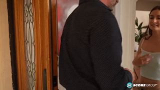 Hardcore Violet gets ass-fucked by a guy twice her age-9