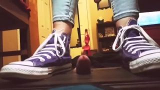 Cock trampling glory hole and ball smashing ballbusting -6