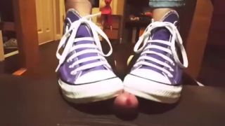 Cock trampling glory hole and ball smashing ballbusting -8