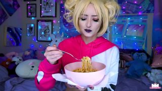 video 36 KatSaysMeow – Blonde Topless Mukbang - dildo fucking - femdom porn lady chanel femdom-1