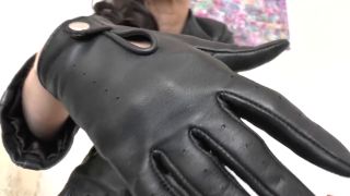 Leather Demonstration of Short Leather Gloves and Gloves Sniffing POV, Lady Victoria Valente-2