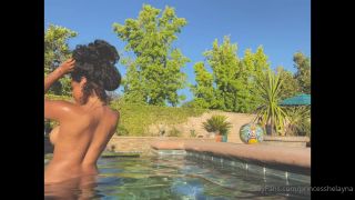 adult video clip 45 Princess Helayna – Nude Relaxing at Pool on femdom porn male feet fetish-1