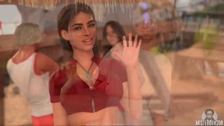 Romantic DOMINO BEACH 03 - Visual Novel Gameplay-0