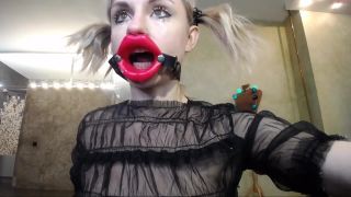 7674 RED LIPPSTICK MASK BDSM RED LIPPS-1