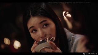 Leana Lovings,Rikako Katayama - Japanese Asian Vampire Sex - Big Tits Babe Rikako Preyed by Nerdy Leana and Turned into Lesbian Demon-4