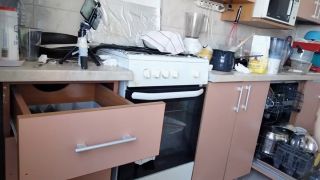 HairyMaid - Amateur wife prepares breakfast in the kitchen naked.-7