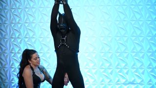 Lucky Dog,Melody Cheeks - Femdom Mistress Teases And Edges Chastity Slave-6