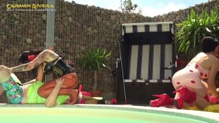 adult xxx clip 7 clubdom femdom Aqua Fickness: Chapter One, bondage on black porn-8