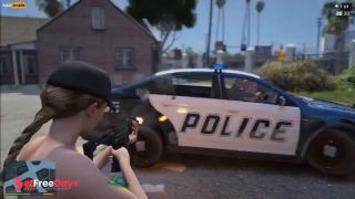 [GetFreeDays.com] GTA V Nude Mod Installed Game Play Part 18 GTA 5 Missions Story Mode Adult Video June 2023-5