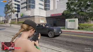 [GetFreeDays.com] GTA V Nude Mod Installed Game Play Part 18 GTA 5 Missions Story Mode Adult Video June 2023-6