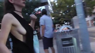 Shy Goth Exhibitionist - Final Austin Video | voyeur | voyeur -4