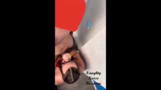 Naughty Nurse Roxanne - Behind The Scenes - Friend Fluffing for Realhotwife4u-3