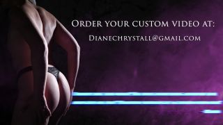 DIANE CHRYSTALL - Long Red Sharp Nails Cock Scratching.-9