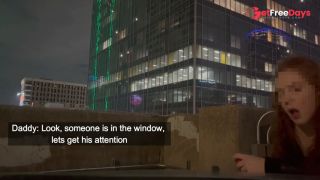 Stranger Starts Jerking to me Fucking on Public Downtown Rooftop - Full Vid on Onlyfans-0