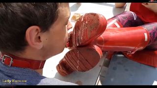 Lady Karame - Hunter säubern im Fast Food Restaurant 720P - Germany-3