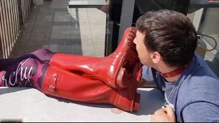 Lady Karame - Hunter säubern im Fast Food Restaurant 720P - Germany-5