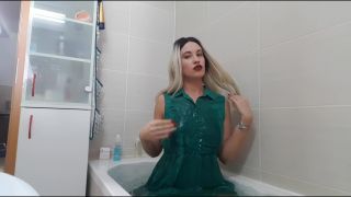 adult video 30 Goddess Natalie - Slow motion bath with clothes on, lady barbara femdom on femdom porn -3