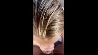 Sweet Margs Sucking a Black Cock Onlyfans (Amateur porn)-2