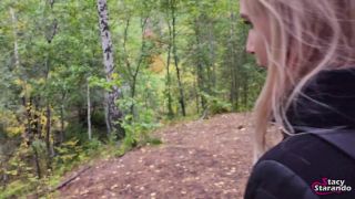 Walking With My Stepsister In The Forest Park. Sex Blog, Live Video.  Pov 1080p-1