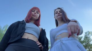 xxx video clip 4 Petite Princess Femdom – Two Mistresses Brought You To The Forest To Pov Spit And Humiliate You And Then Leave You There on threesome princess jennifer femdom-8