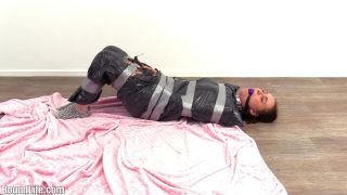 free online video 24 fetish webcam Bound Life – Extreme trash bag escape attempt!, bdsm on bdsm porn-7
