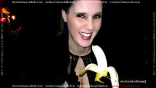 DominatrixAnnabelle – The Banana Challenge – Instructions – Jerk Off Instruction, Femdom | dominatrixannabelle | fetish porn mia malkova femdom-8