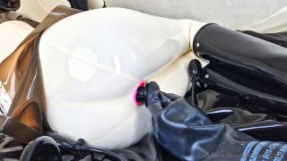 Latexlovinglady - My poor rear took some pretty big toys ...-5