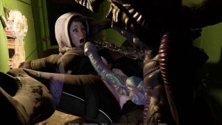 Lsd131313 - Alien penetrates girl's pussy with the aim of impregnating her-3